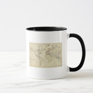 World map mug