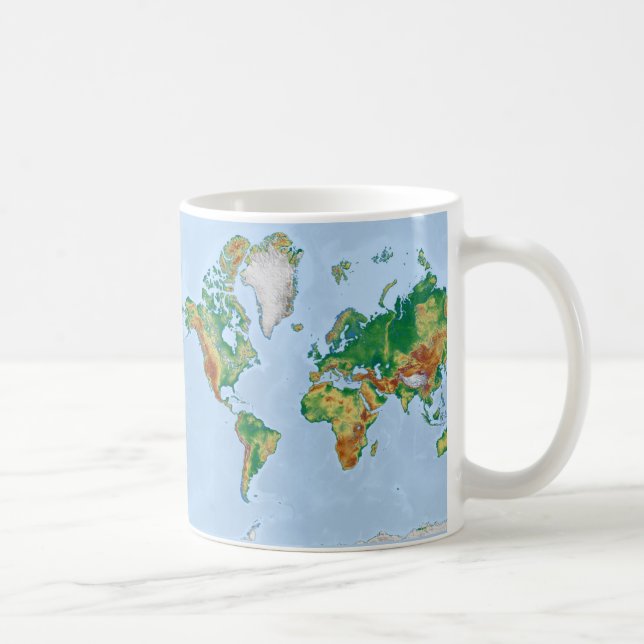 World Map Mug (Right)