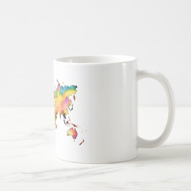 world map mug (Right)