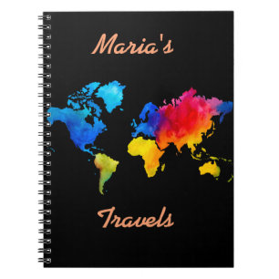 World Map. Notebook
