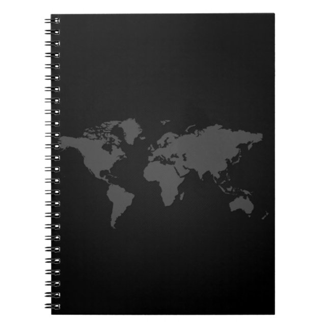 World Map Notebook (Front)