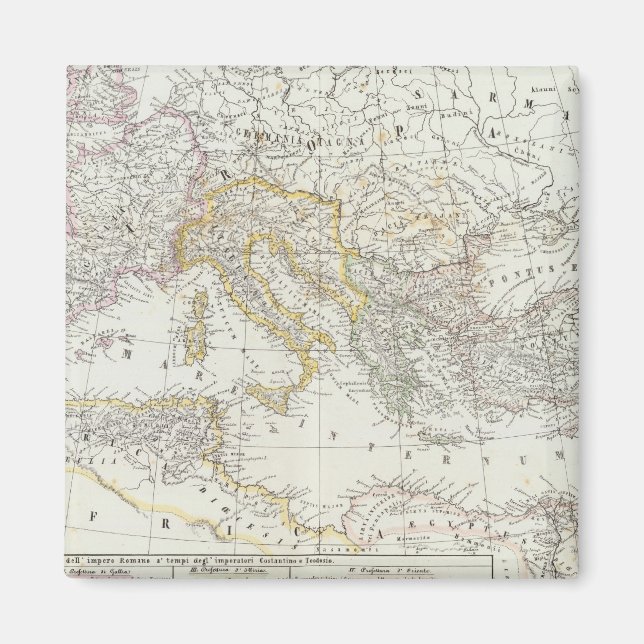 World Map of Eastern Hemisphere Magnet (Front)