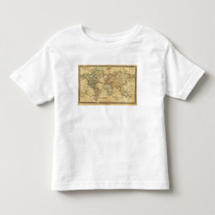 World map on Mercators Projection Toddler T-Shirt