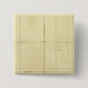 World Map Outline 15 Cm Square Badge