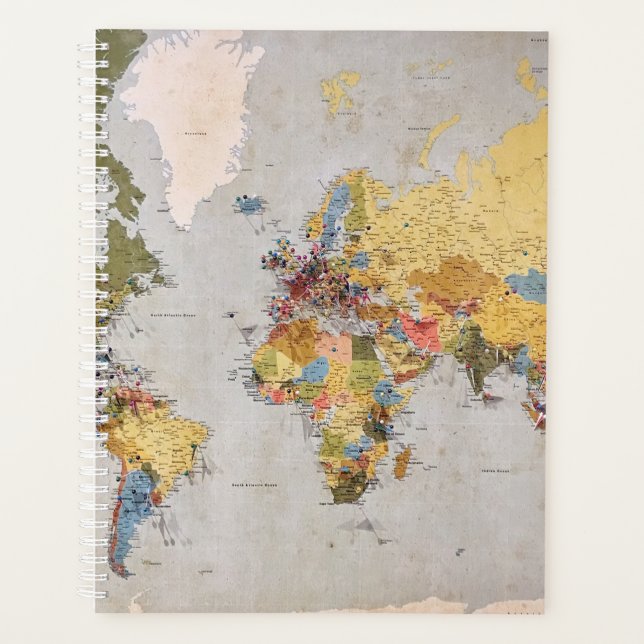 world map planner (Front)