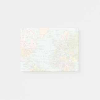 World Map Post-its Post-it Notes