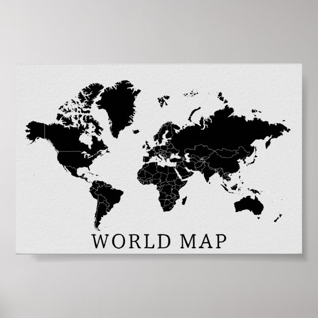 World Map Poster (Front)