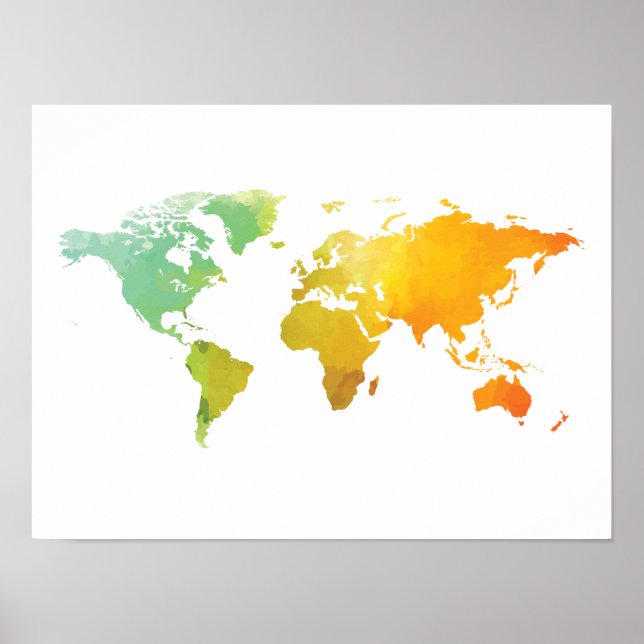 World Map Poster (Front)