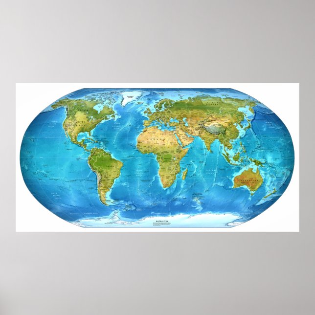 World Map Poster (Front)