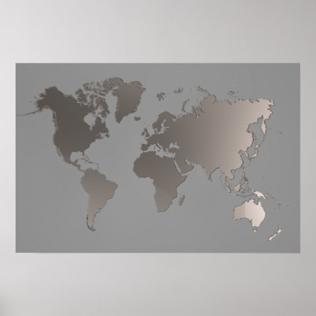 World Map Poster (Front)