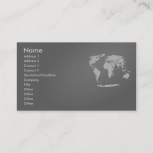 World Map Profile Card