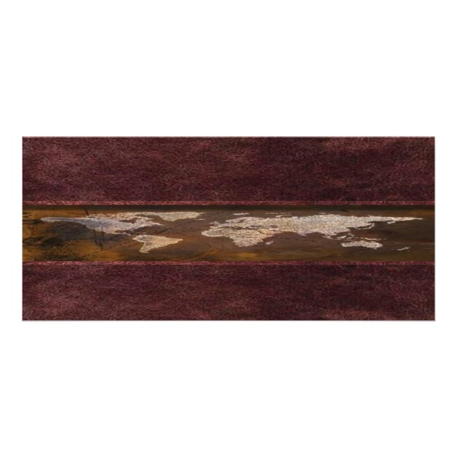 World Map Rack Card (Front)