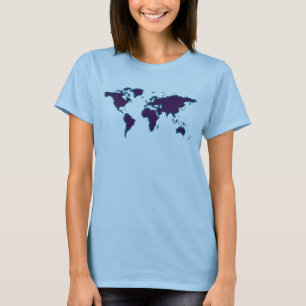 world map stylish art T-Shirt