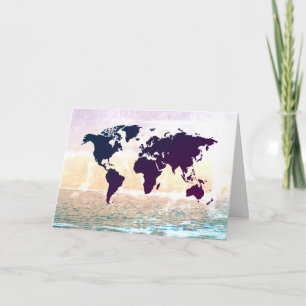 World Map Template Card   Add Your Images