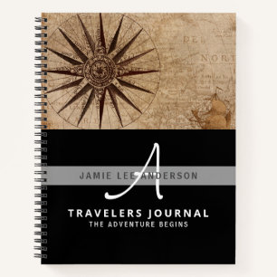 World Map Travel Retirement Bucket List Gift Dad Notebook