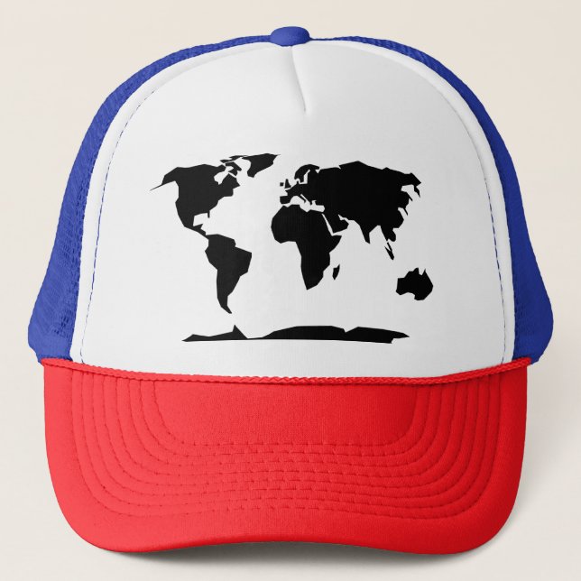 World Map Trucker Hat (Front)