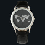 world map watch<br><div class="desc">montre de carte du monde</div>