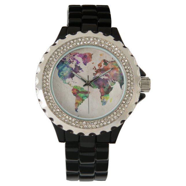 World Map Watch (Front)