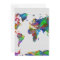 world map watercolor
