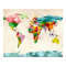 World Map Watercolors