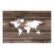 world map wedding guest book signing board wood