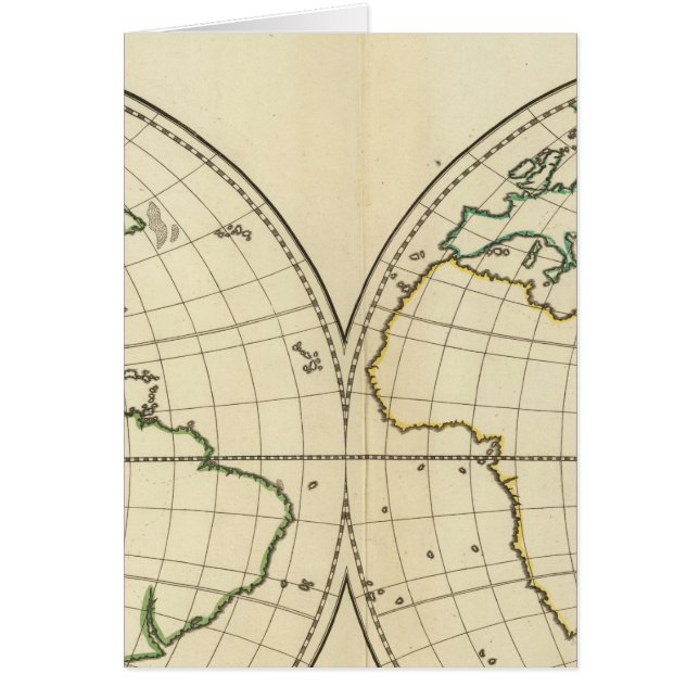World Map with Latitude and Longititude (Front)