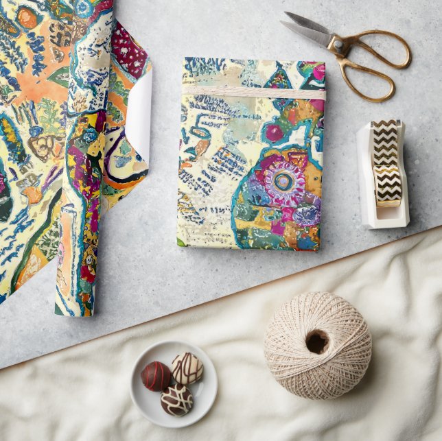 World Map  Wrapping Paper (Crafts)