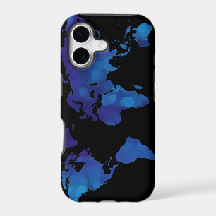 world maps ~ blue colour