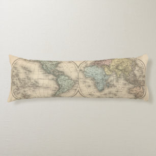 World maps body cushion