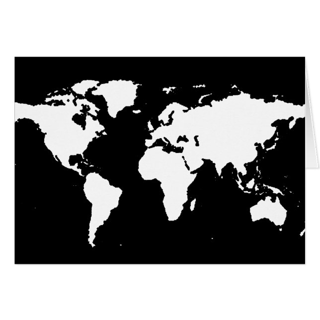 world maps ~ customisable colour (Front Horizontal)
