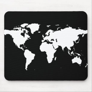 world maps ~ customisable colour mouse pad