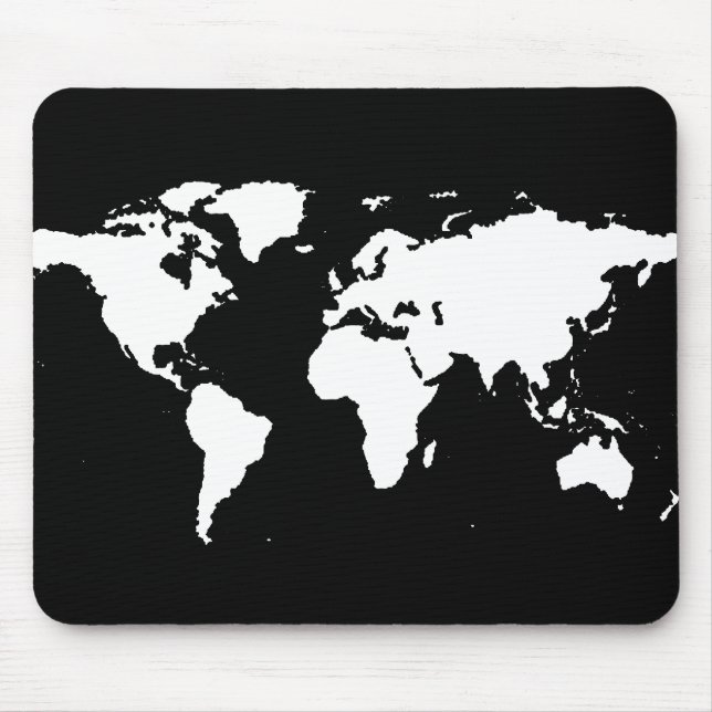 world maps ~ customisable colour mouse pad (Front)