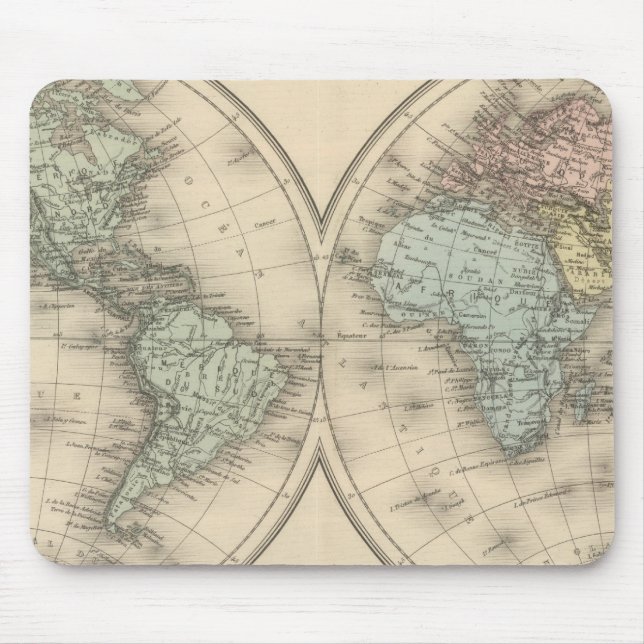World maps mouse pad (Front)