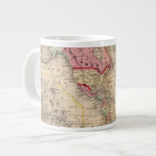 World Mercator proj Map by Mitchell Large Coffee Mug