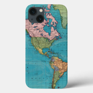 World, Mercator's Projection iPhone 13 Case