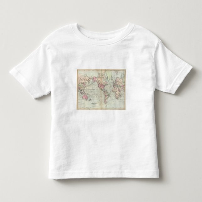 World, Mercator's projection Toddler T-Shirt (Front)