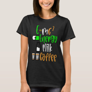 World Milk Day Energy Solution Is Milk Coffee Squa T-Shirt