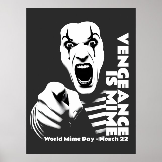 World Mime Day Poster (Front)