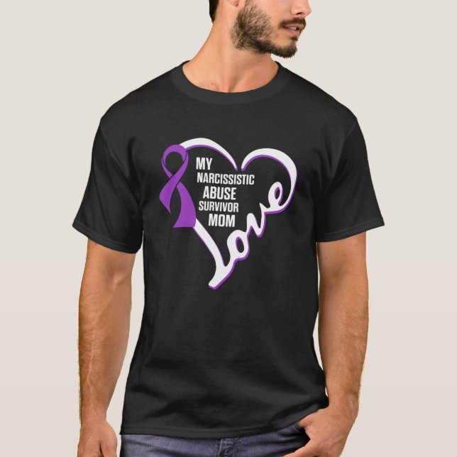 World Narcissistic Abuse Awareness Mum Survivor T-Shirt (Front)