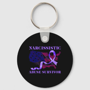 World Narcissistic Abuse Awareness Survivor Key Ring