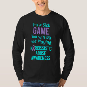 World Narcissistic Abuse Awareness Win Playing Sur T-Shirt