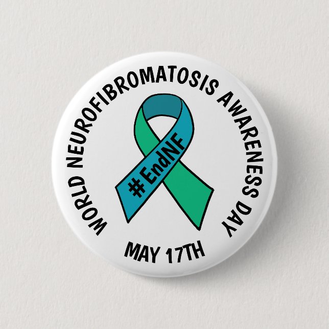 World Neurofibromatosis Awareness Day 6 Cm Round Badge (Front)