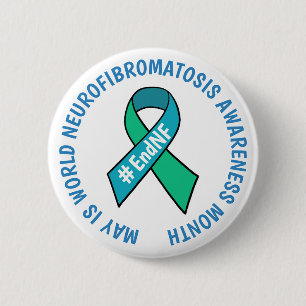 World Neurofibromatosis Awareness Month 6 Cm Round Badge