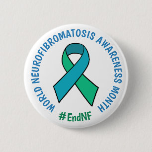 World Neurofibromatosis Awareness Month 6 Cm Round Badge