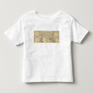 World north hemisphere map toddler T-Shirt