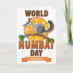 World Numbat Day Card
