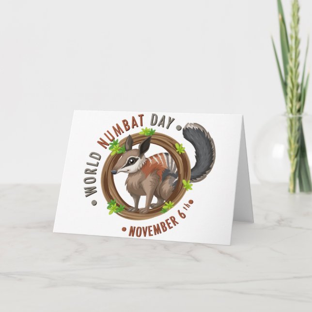 World Numbat Day Card (Front)