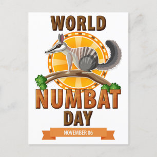 World Numbat Day Postcard