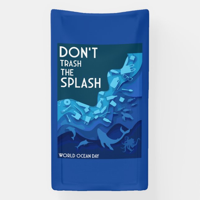 World Ocean Day  Banner (Vertical)