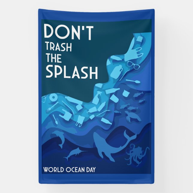 World Ocean Day  Banner (Vertical)